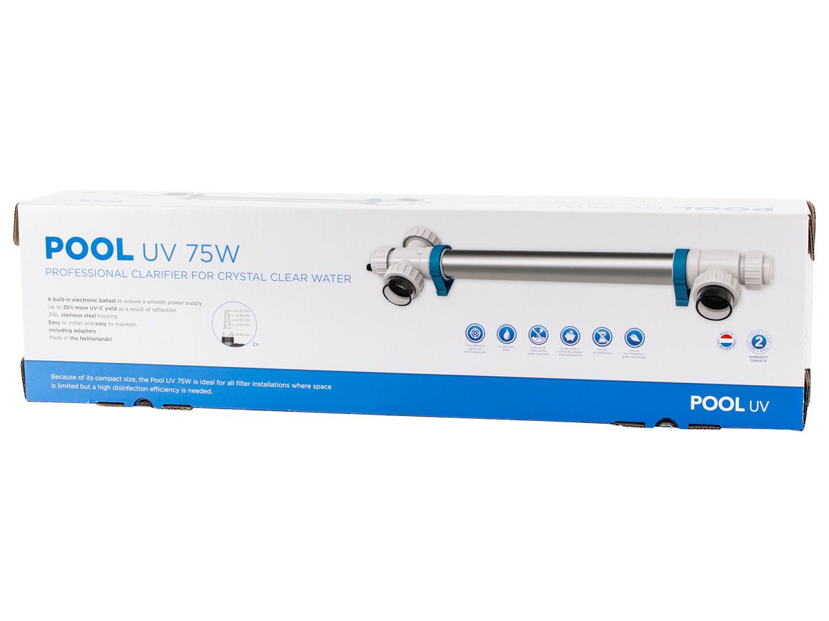 Blue Lagoon Pool UV 75 Watt verpakking.