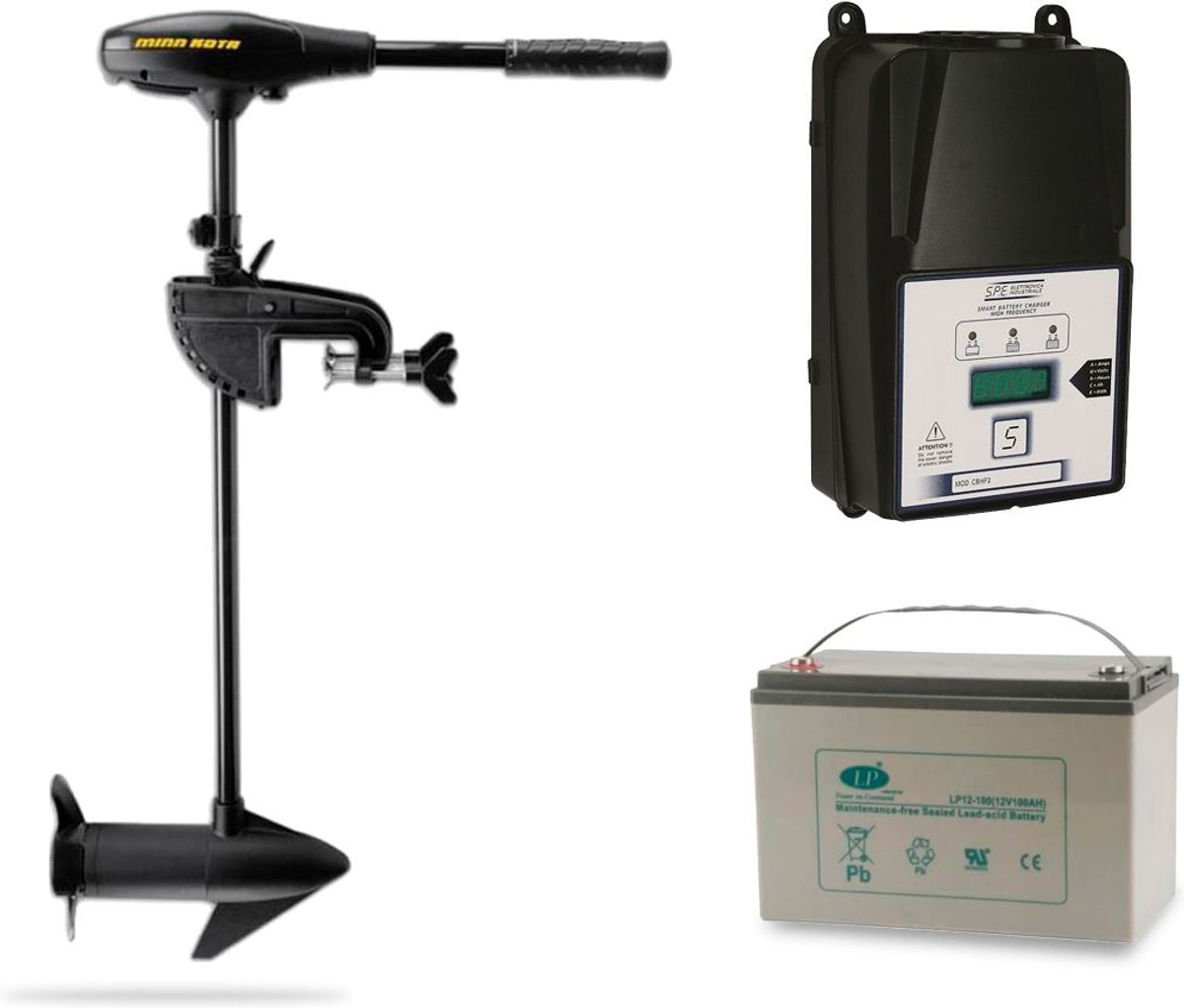 Set voor 3 persoons rubberboot - Pro