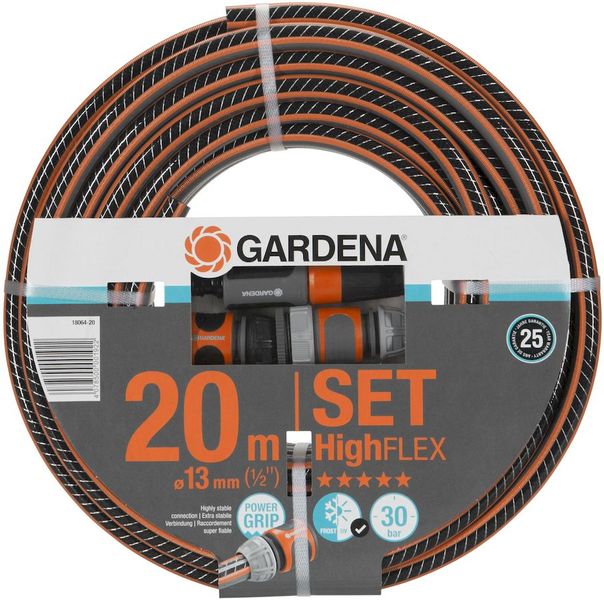 Gardena Comfort HighFlex 20 meter (Ø 13 mm) tuinslang met koppelingen
