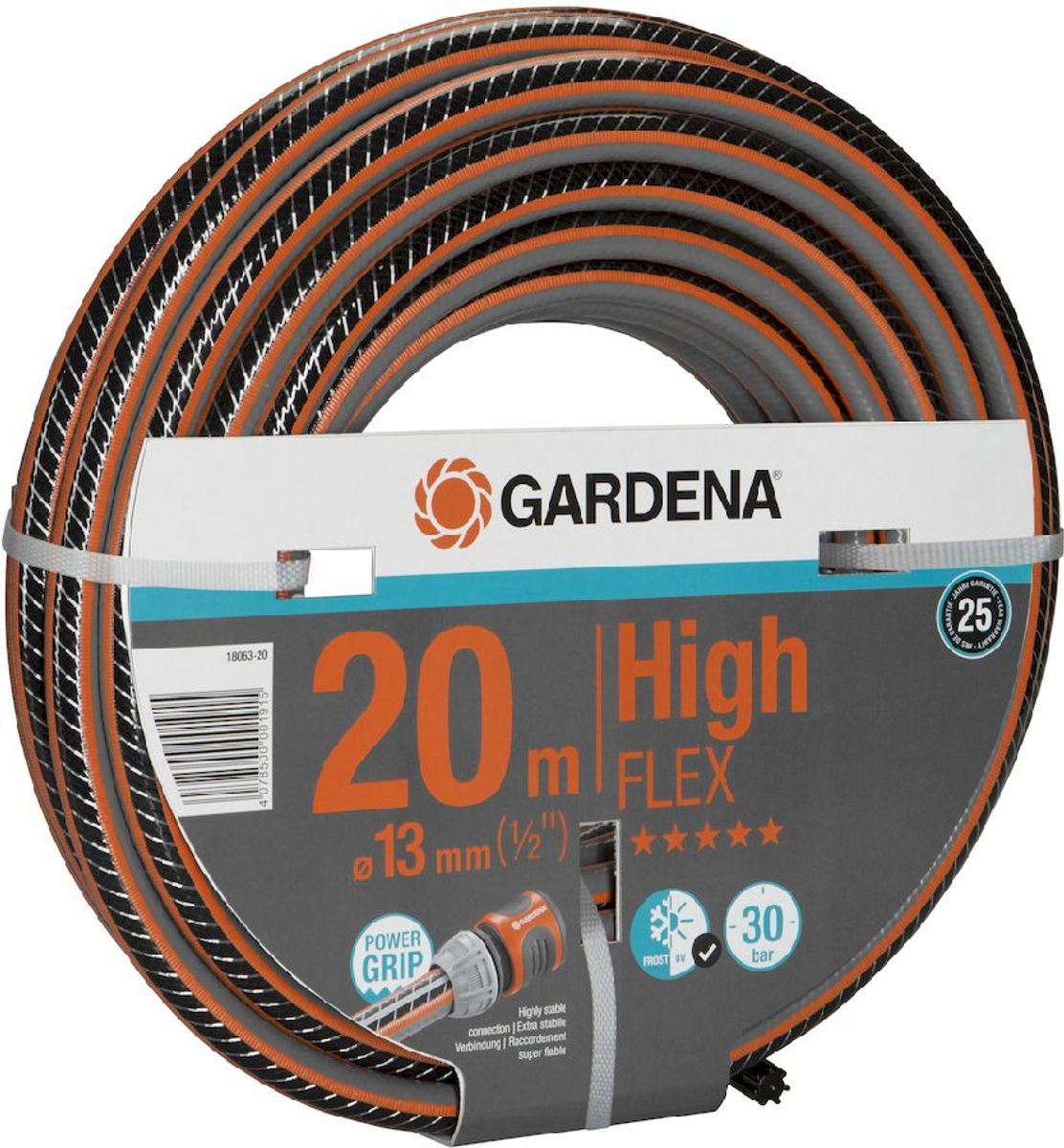 Gardena Comfort HighFlex 20 meter (Ø 13 mm) tuinslang schuin
