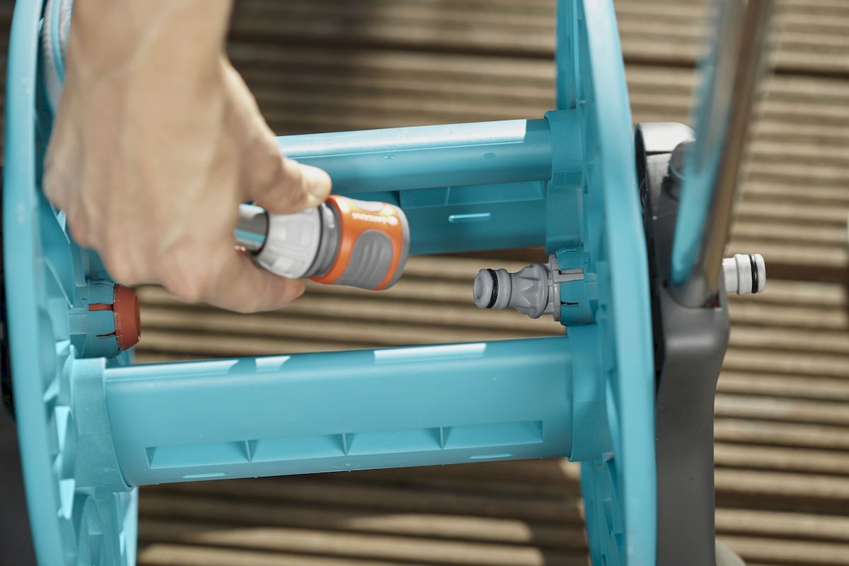 Gardena Aquaroll S 20 meter (Ø 13 mm) tuinslang met slangenwagen koppeling