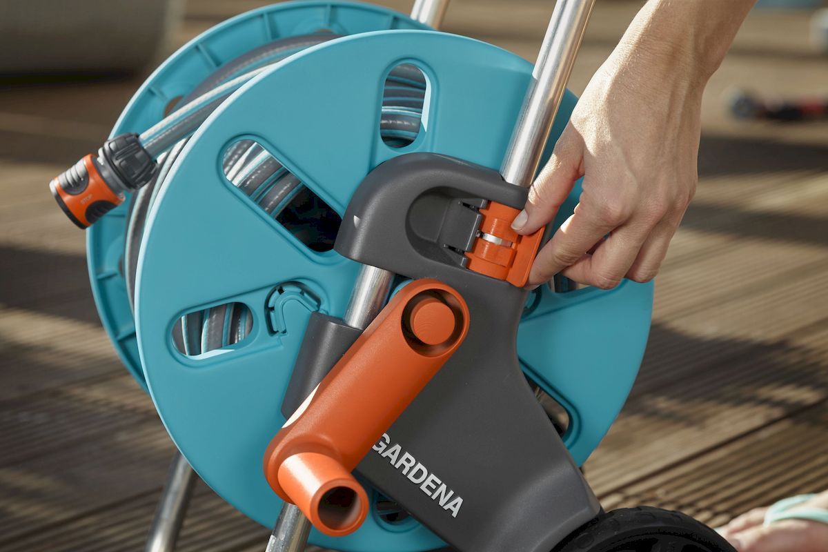 Gardena Aquaroll S 20 meter (Ø 13 mm) tuinslang met slangenwagen verstelbaar