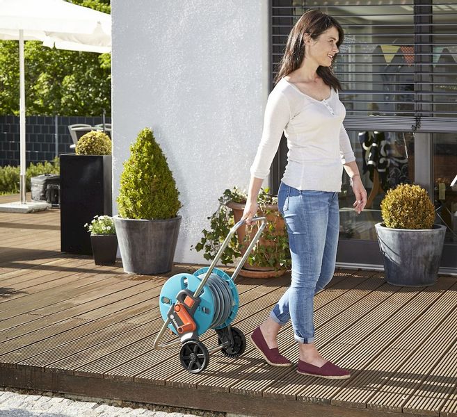 Gardena Aquaroll S 20 meter (Ø 13 mm) tuinslang met slangenwagen verplaatsbaar