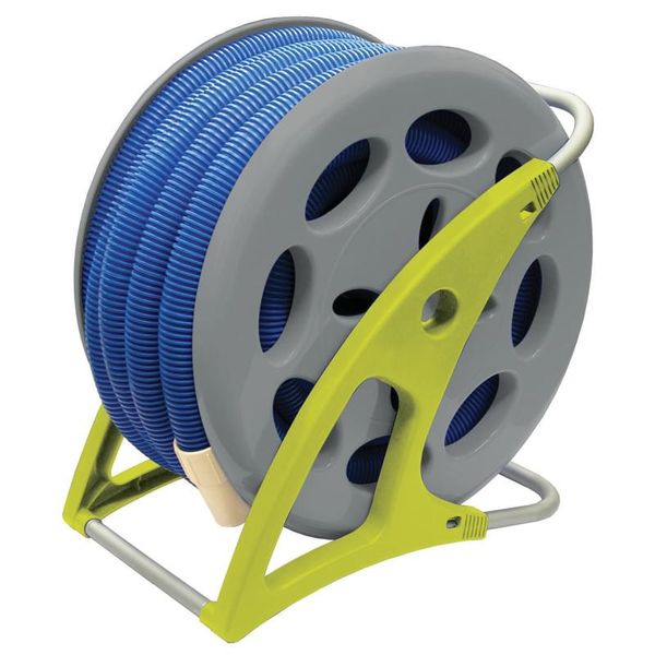 Stofzuigerslang zwembad 9 meter met haspel