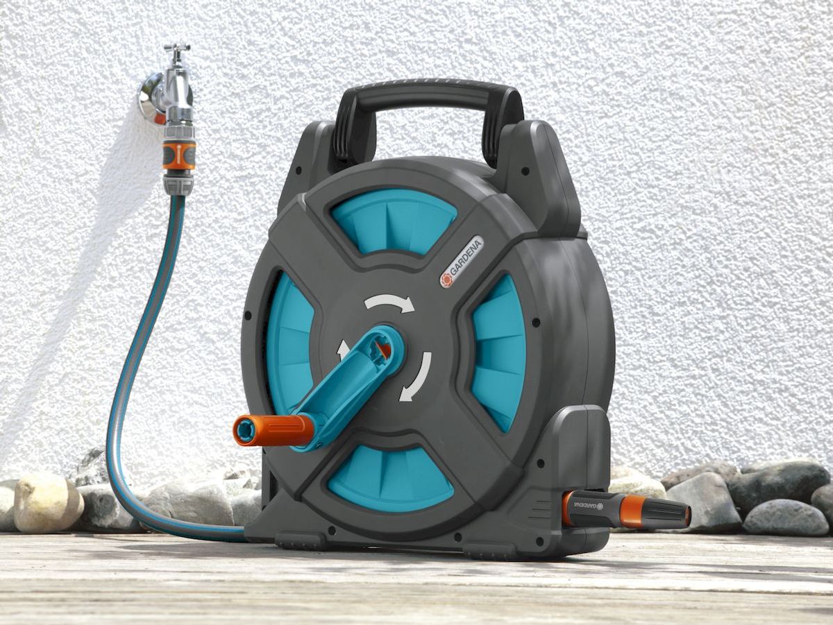 Gardena Classic 15 meter (Ø 11 mm) slangenbox koppeling