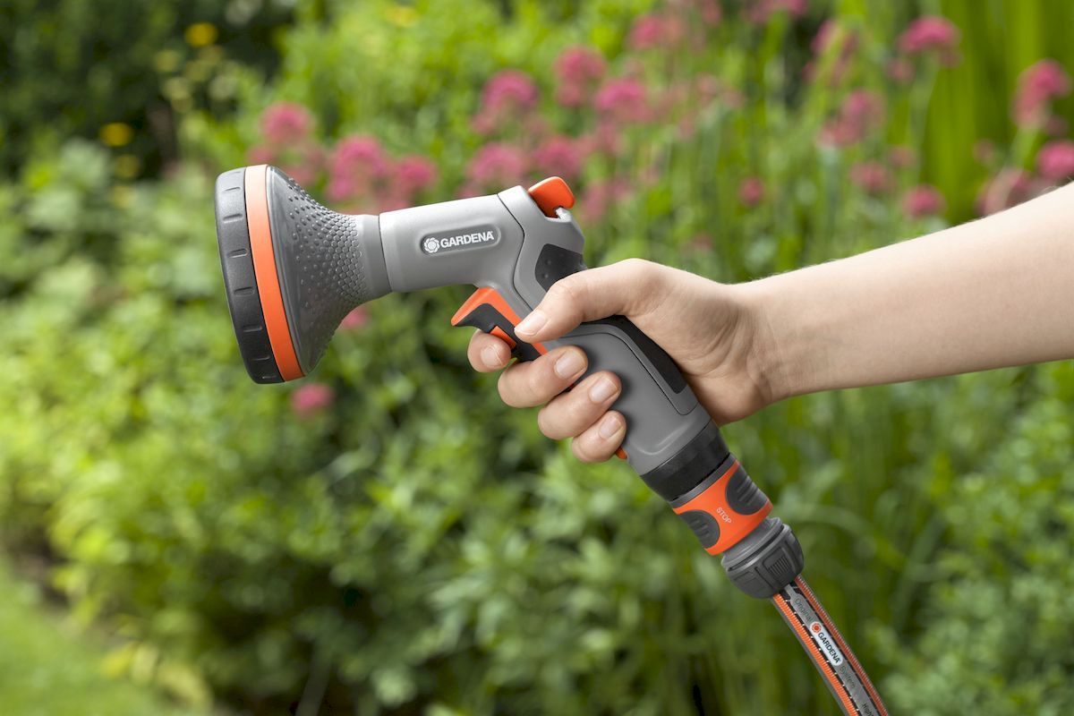 Gardena Comfort broes voor bloembedden handgreep