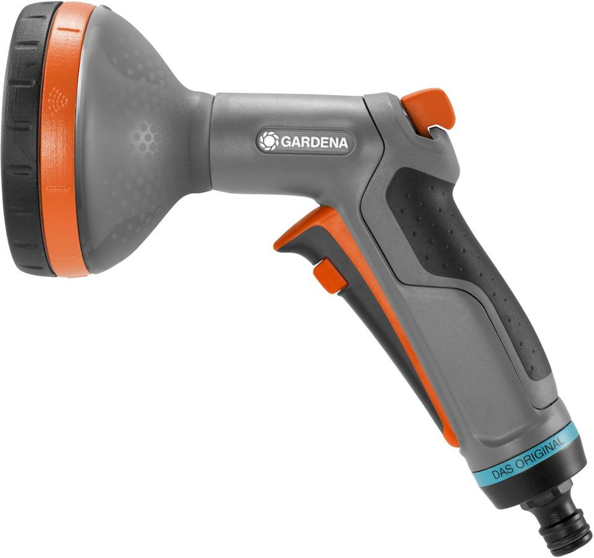 Gardena Comfort broes voor bloembedden zijkant