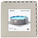 W'eau zwembad ondertegels - Grijs - 50 x 50 x 1 cm - 8 stuks