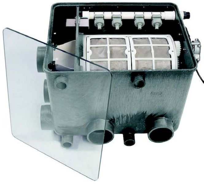 Transparante deksel voor Aquaforte Trommelfilter