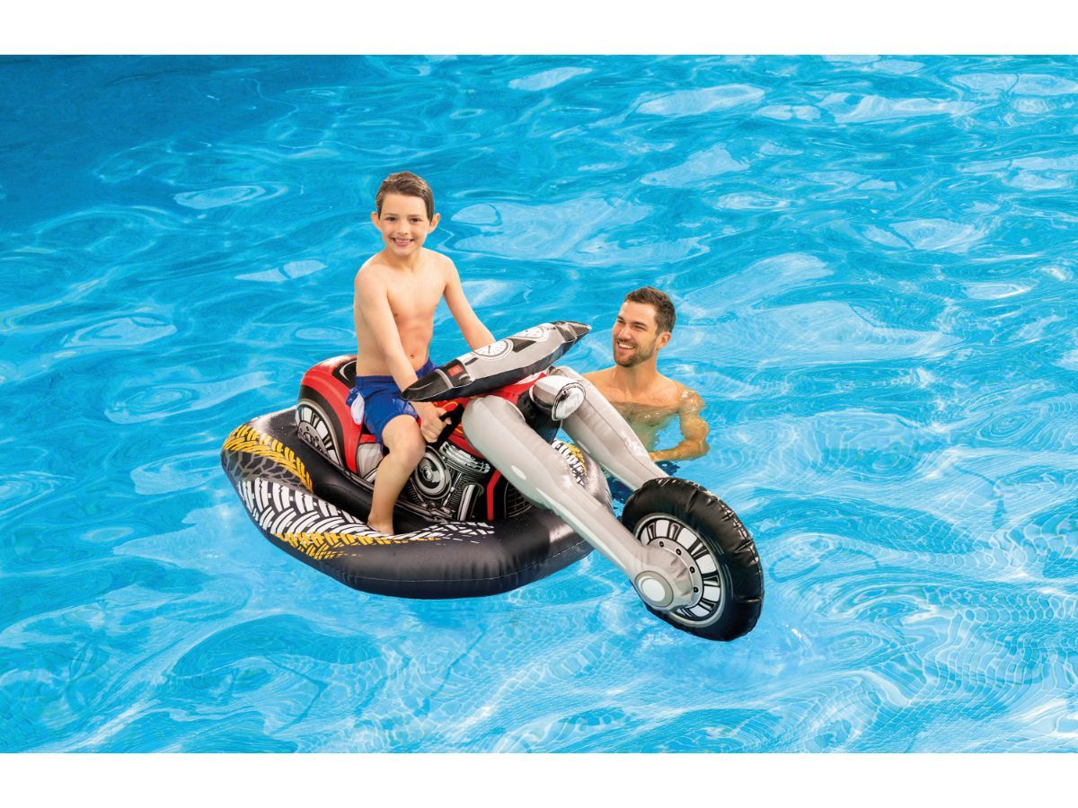 Intex Ride-On opblaasbare motorfiets (180 cm)