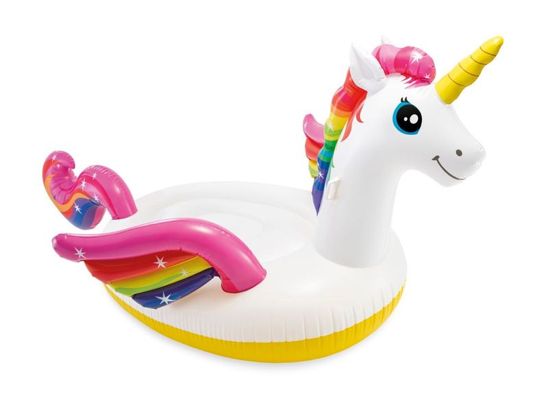 Intex Ride-On opblaasbare eenhoorn (251 cm)