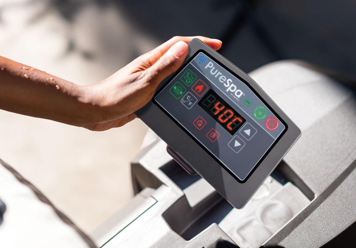 Intex Pure Spa Greywood Deluxe opblaasbare spa - 4 persoons