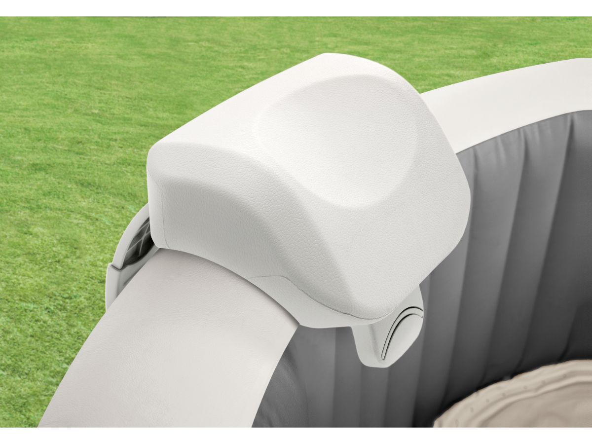 Intex Pure Spa Greywood Deluxe opblaasbare jacuzzi 4 persoons - hoofdkussen
