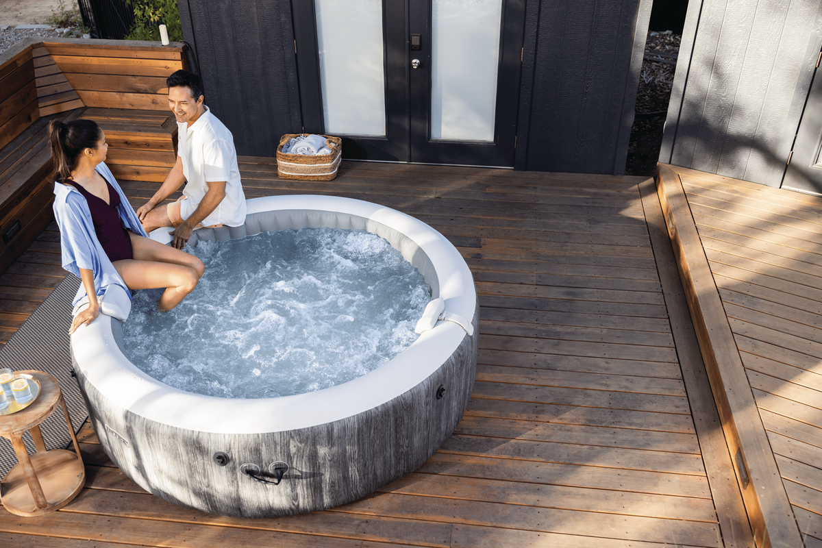 Intex Pure Spa Greywood Deluxe opblaasbare spa - 4 persoons