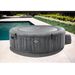 Intex Pure Spa Greywood Deluxe opblaasbare jacuzzi 4 persoons - afgedekt