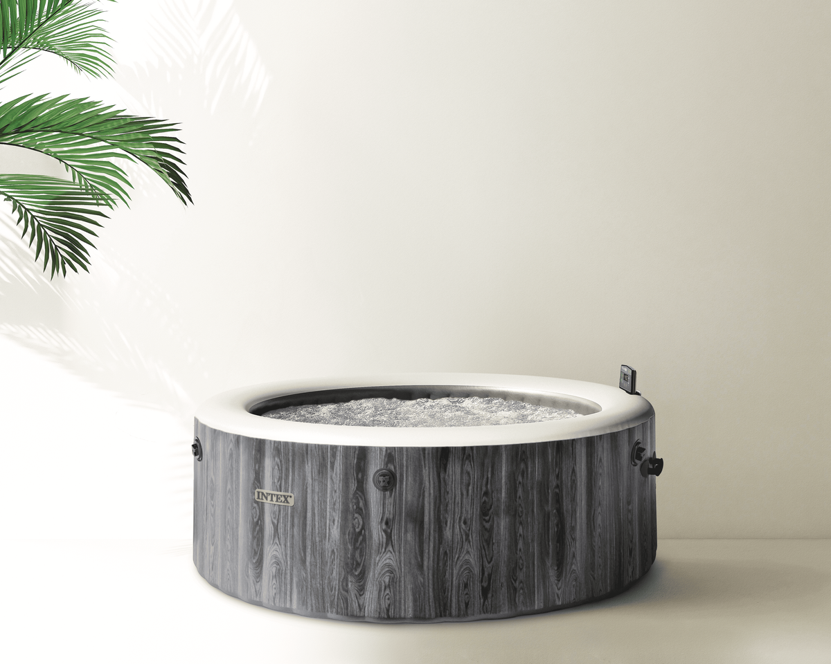 Intex Pure Spa Greywood Deluxe opblaasbare jacuzzi 6 persoons - afmetingen