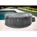 Intex Pure Spa Greywood Deluxe opblaasbare jacuzzi 6 persoons afgedekt