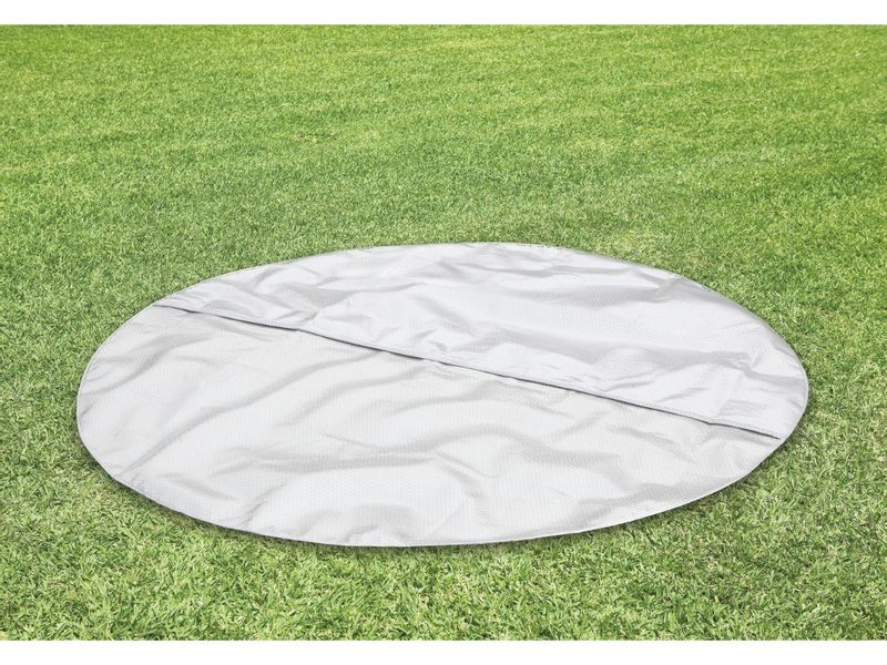 Intex Pure Spa Greywood Deluxe opblaasbare jacuzzi 6 persoons - grondzeil