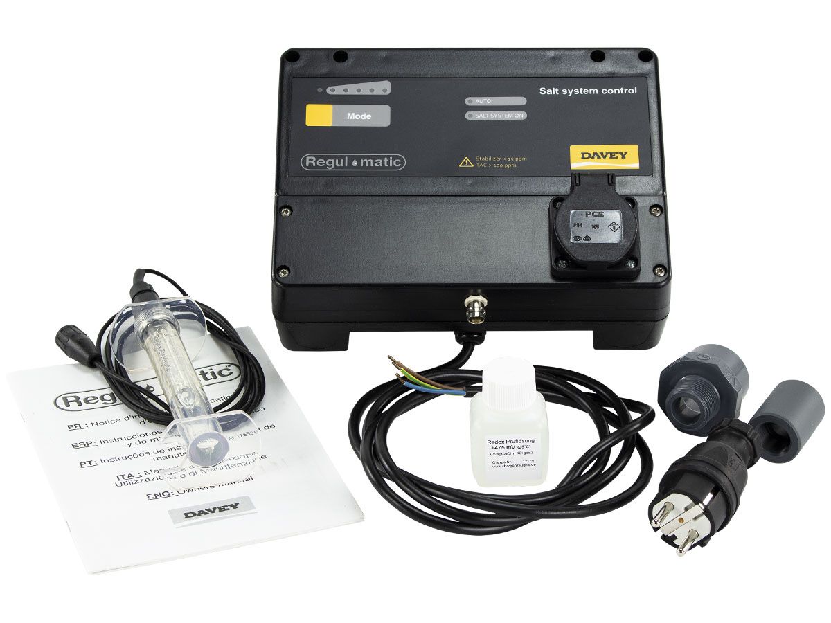 Davey RegulMatic zoutelektrolyse regelaar onderdelen.