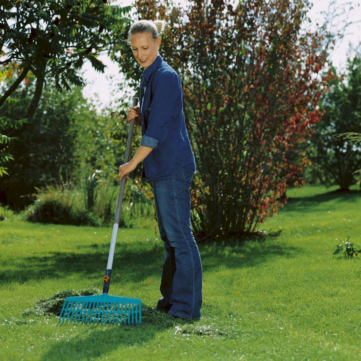 Gardena Combisystem gazonhark grasresten