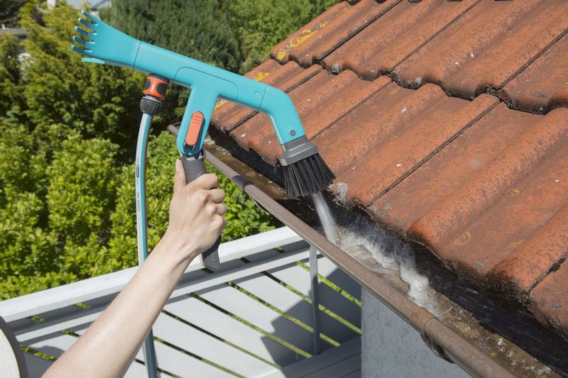 Gardena Combisystem gootreiniger reinigen