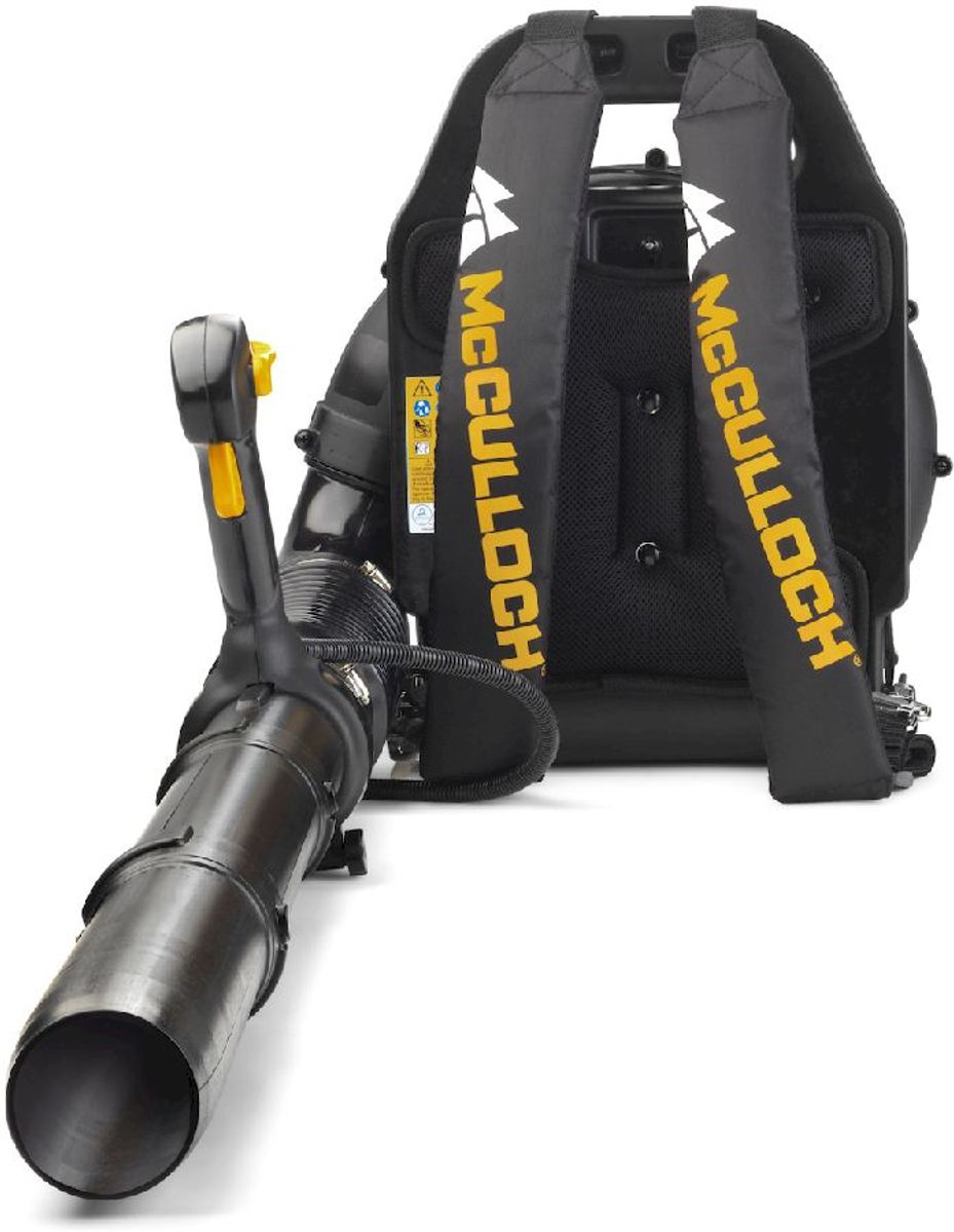 McCulloch GB 355BP benzine rugbladblazer rugzak