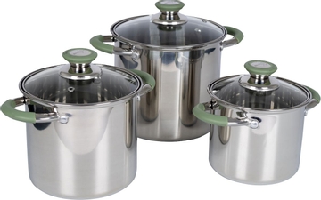 Bo-Camp Elan 1 Plus - Hoge pannenset - 3-delig