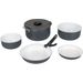 Bo-Camp - Camping - 7-Delig - Keramische coating - pannenset