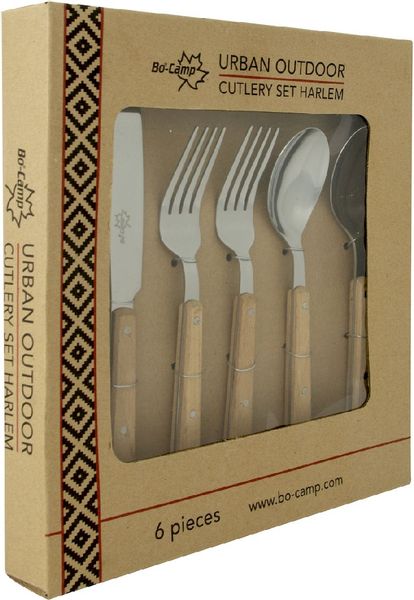 Bo-Camp - Urban Outdoor - Harlem - 6-Delig - 2-Persoons - bestekset