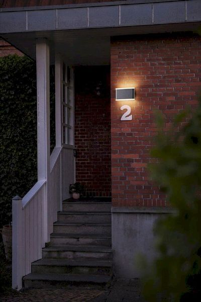 Nordlux Akron 17 led wandlamp buiten zwart