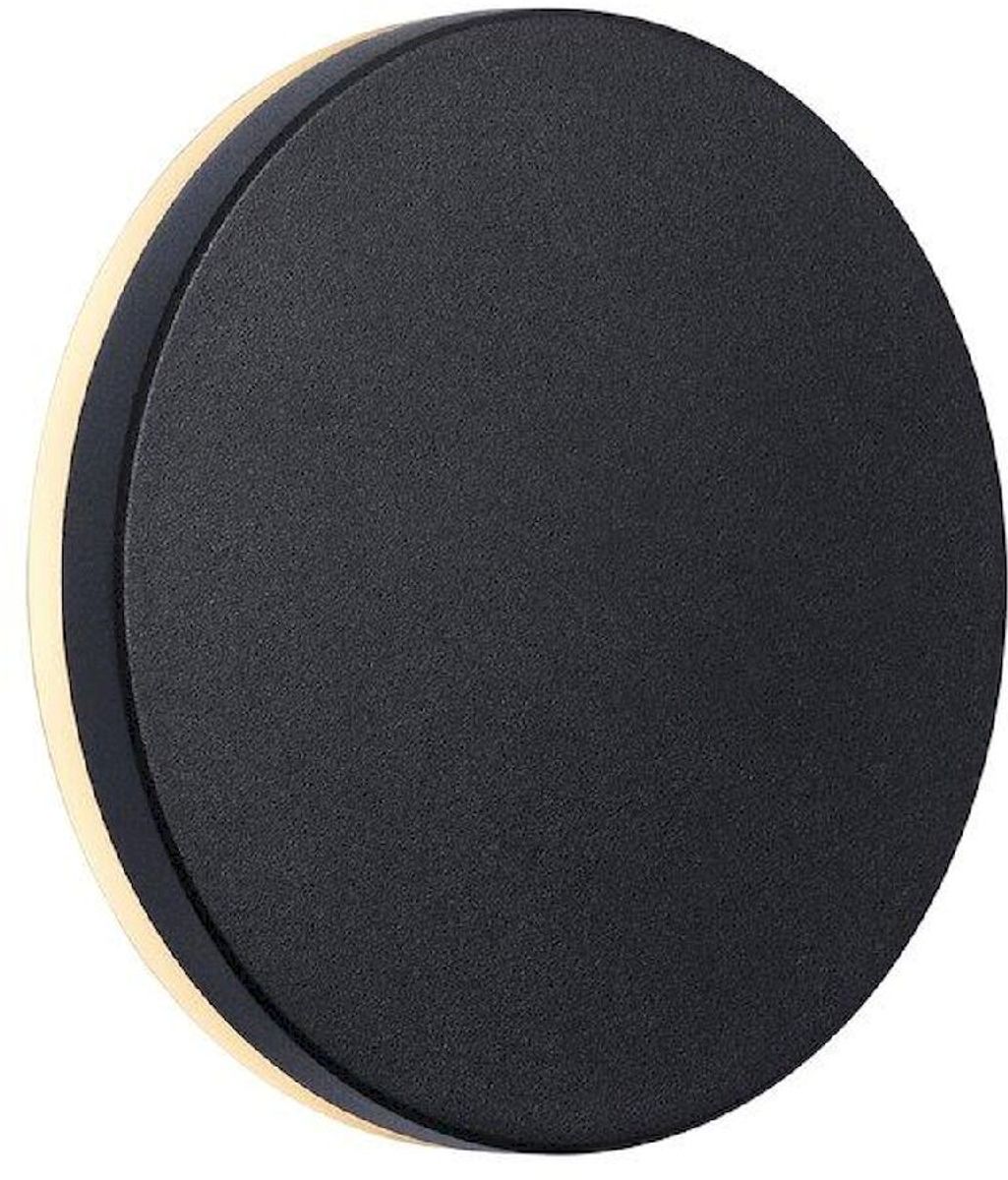 Nordlux Artego rond led wandlamp buiten zwart