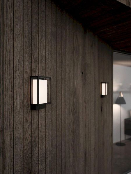 Nordlux Nestor led wandlamp buiten zwart