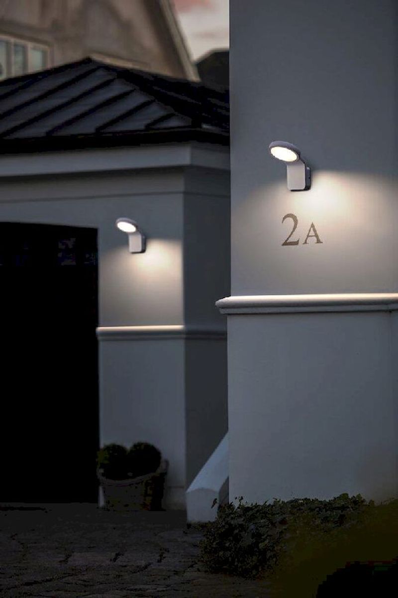 Nordlux Marina Flatline led wandlamp buiten wit