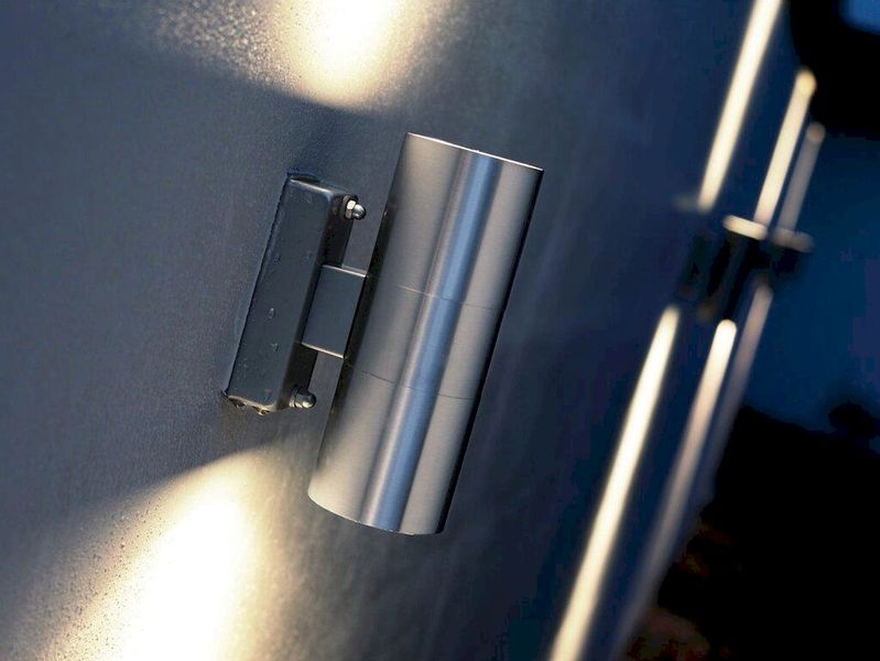 Nordlux Tin Duo GU10 wandlamp buiten inox