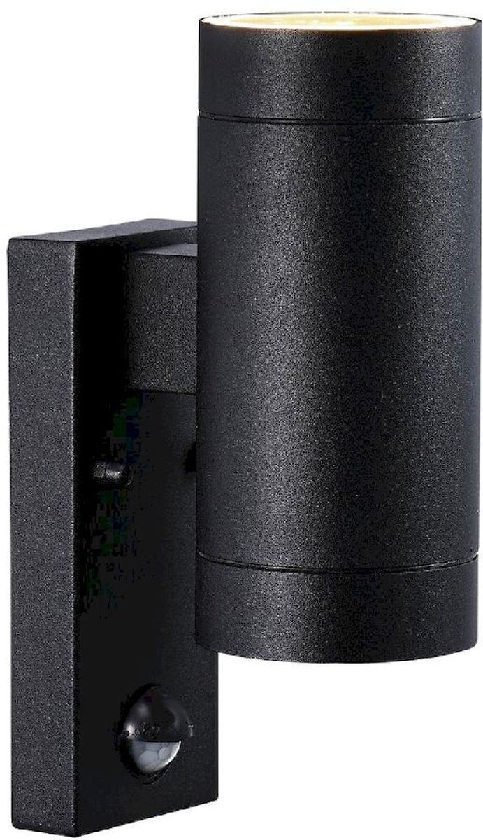 Nordlux Tin Maxi Duo Sensor GU10 wandlamp buiten zwart