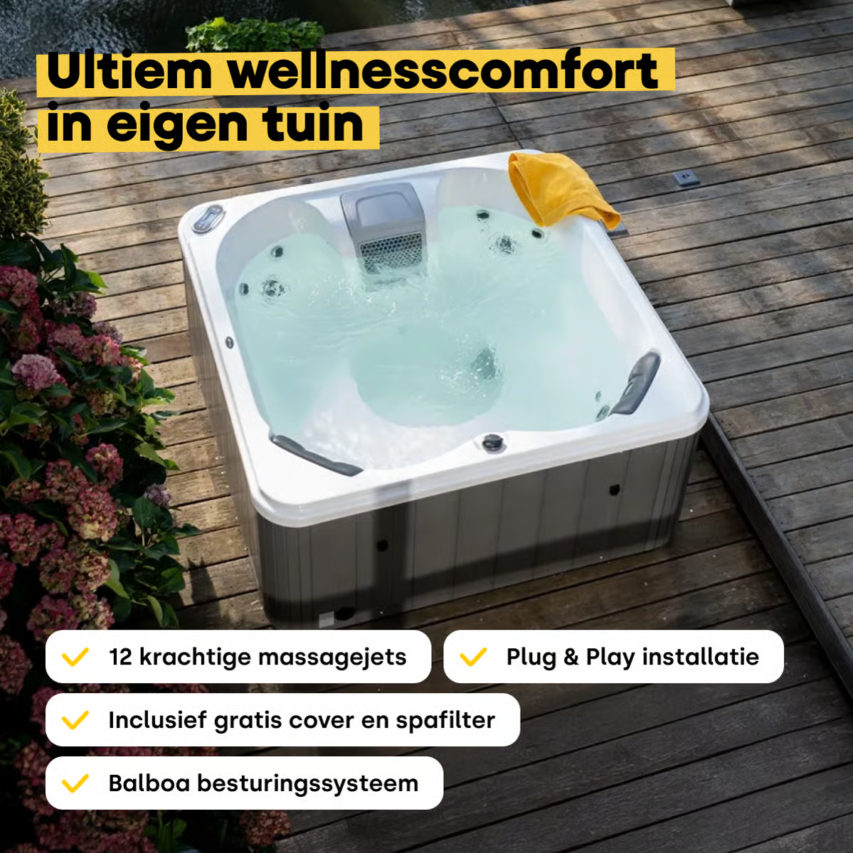 W'eau Skye spa - 4 persoons