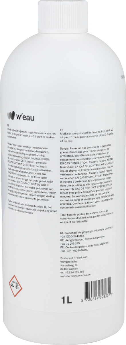 W'eau vloeibare pH plus - 1 liter
