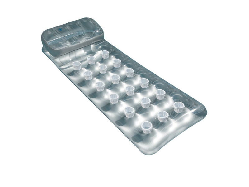 Intex Suntanner opblaasbaar luchtbed grijs