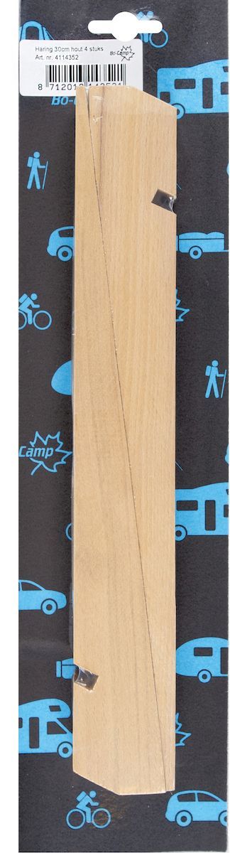 Bo-Camp houten haring 30 cm - 4 stuks