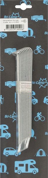 Bo-Camp halfronde haring 24 cm - 10 stuks