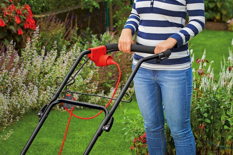 Wolf-Garten A 340 E elektrische grasmaaier soft grip handvat