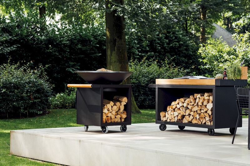 Ofyr Classic Storage Black 100 Pro houtopslag