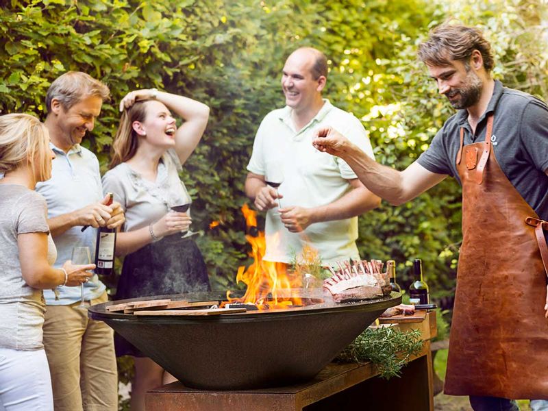 OFYR Island Corten 100 Teak Wood  