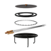 OFYR XL Grill Accessories Set Pro 6-delig