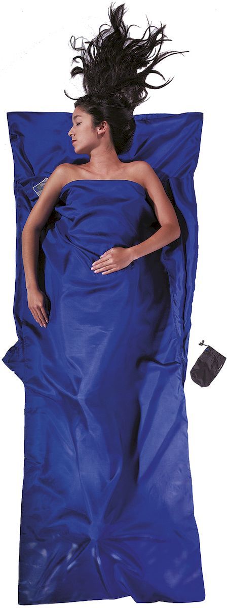 Cocoon Dekenmodel Lakenzak - Ultramarine blauw - Zijde