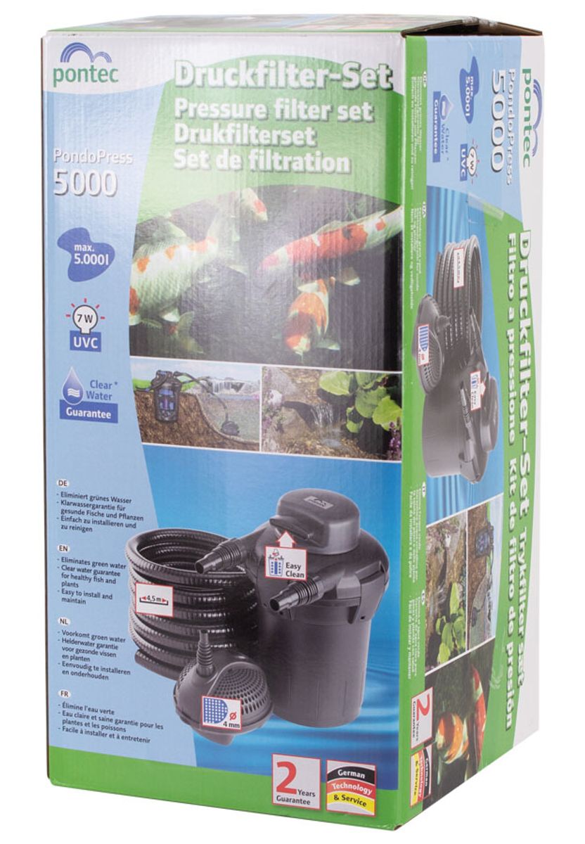 Pontec PondoPress 5000 drukfilterset