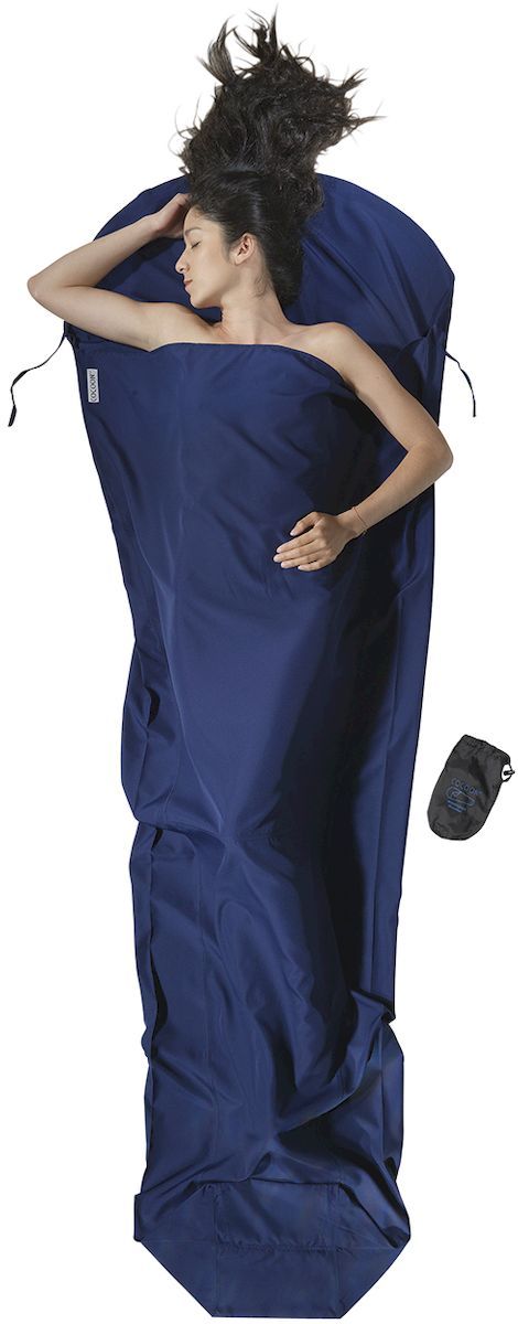 Cocoon Lakenzak Microvezel Mummymodel - Blauw