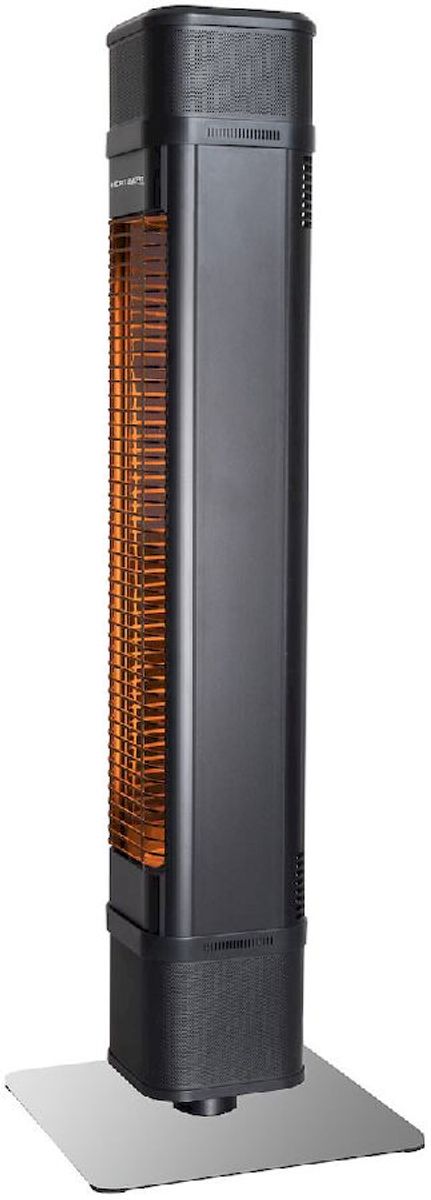 Eurom Heat and Beat Tower terrasverwarmer zijkant