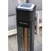Eurom Heat and Beat Tower terrasverwarmer, details zijkant