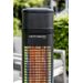Eurom Heat and Beat Tower terrasverwarmer, details voorkant
